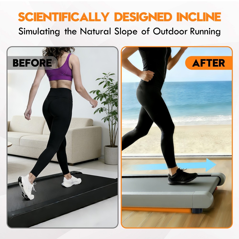 4-Pack Treadmill Incline Riser Blocks for Leveling & Uphill Training