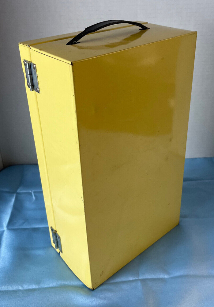 Gilbert Microcraft Microscope Vintage Metal Box NOT COMPLETE