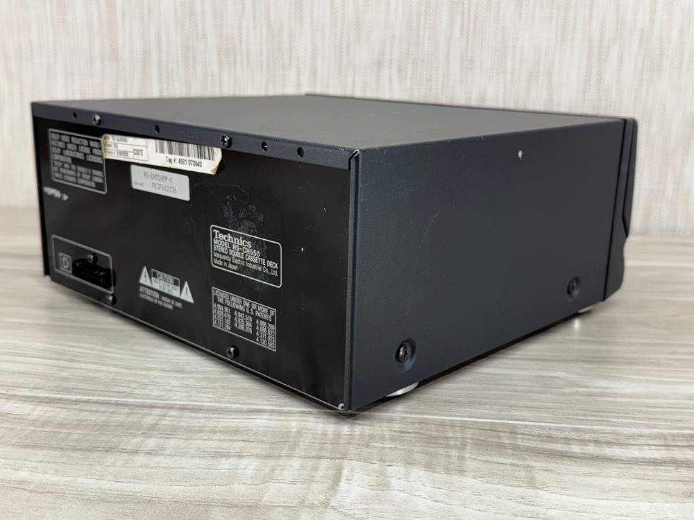 Technics RS-CH550 Stereo Double Cassette Deck - UNTESTED