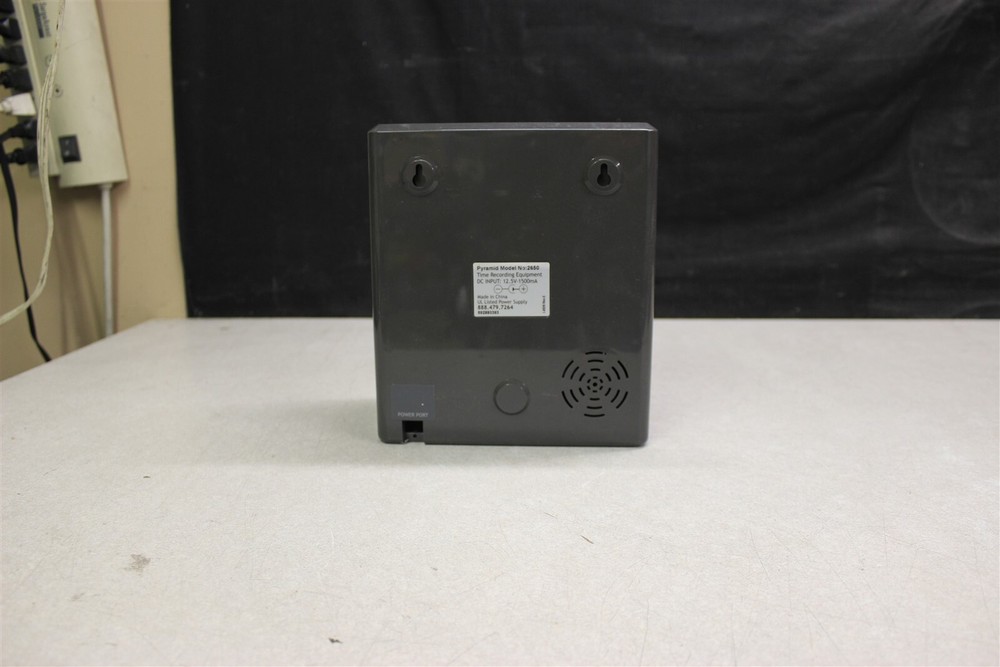 Pyramid Punch Card Time Clock System 2650
