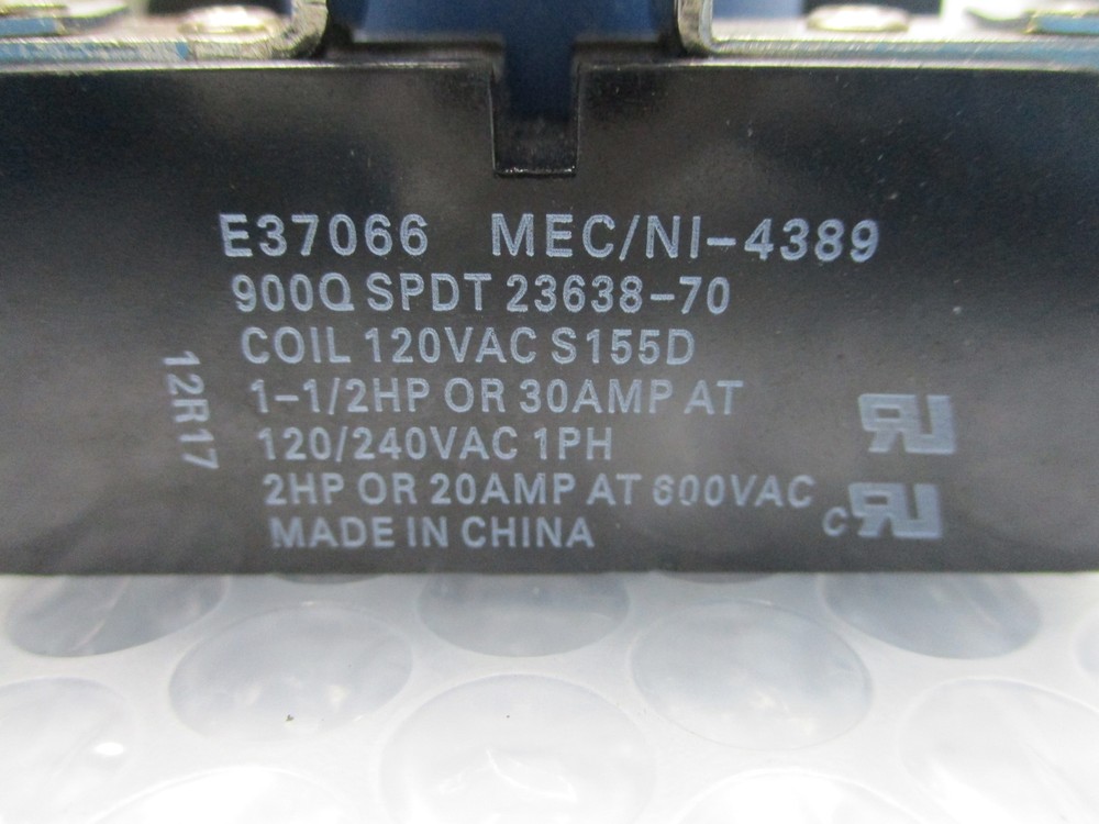 INDUSTRIAL SPARE E37066 RELAY NSNP