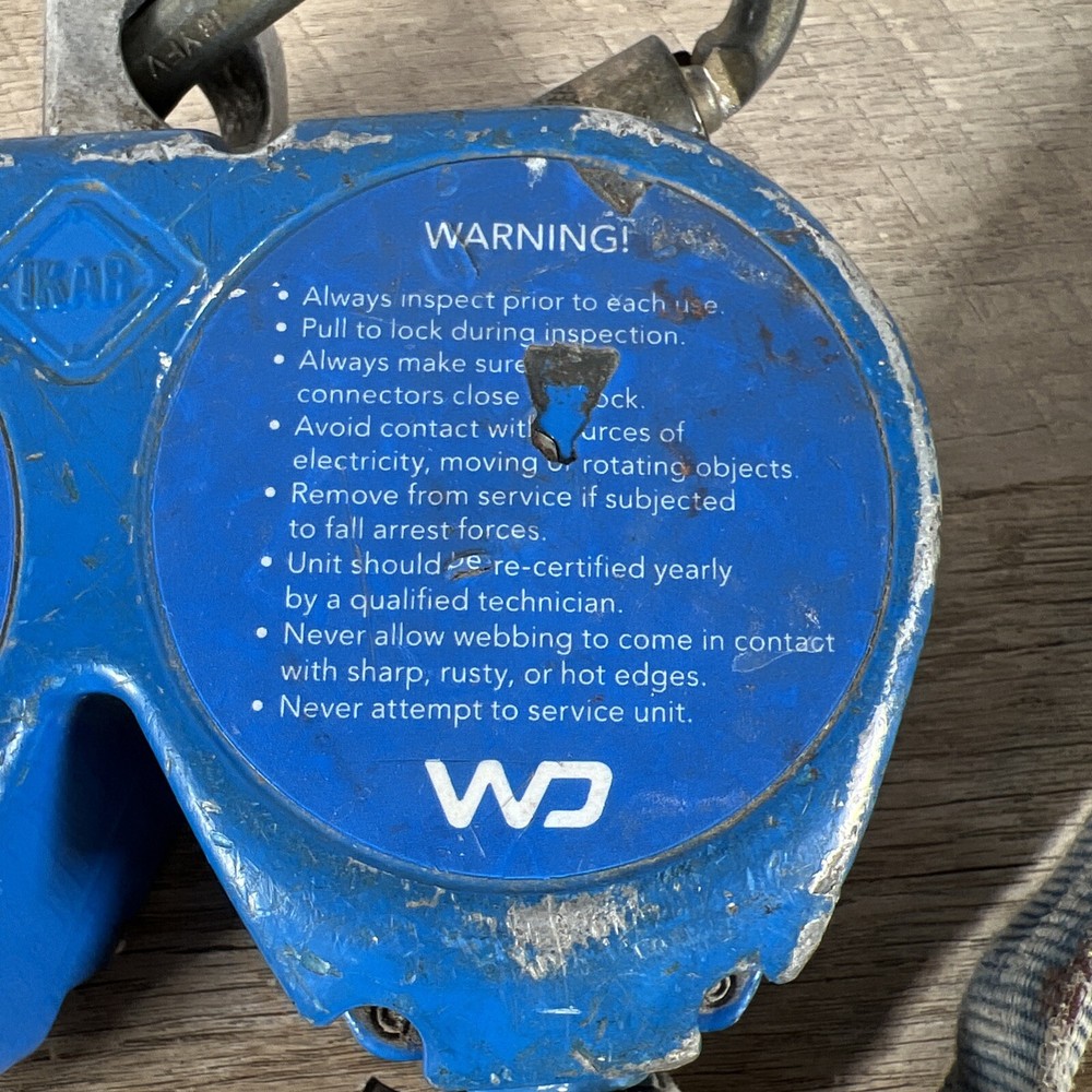 Web Devices Predator 6' Twin Leg Fall Arrest Self Retracting 310 Lbs Capacity