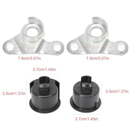 Tailgate Hinge Kit with Bushings for Frontier 2005-2021, Left & Right Rear Gate