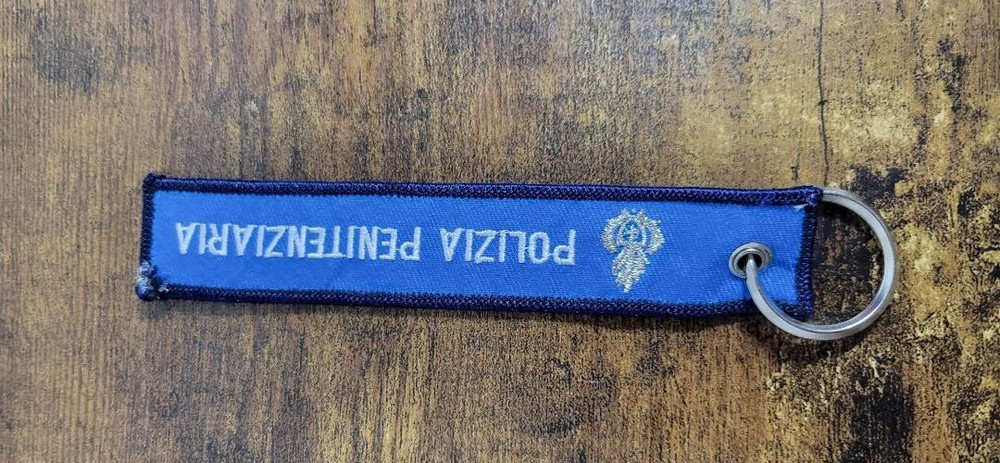 POLIZIA PENITENZIARIA Keychain Holder With Patch Attached