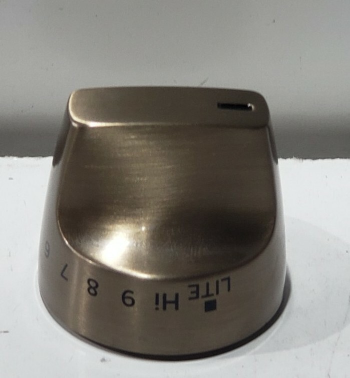 GE Cafe Brushed Bronze Pro Range & Range Top Replacement Knob Gas