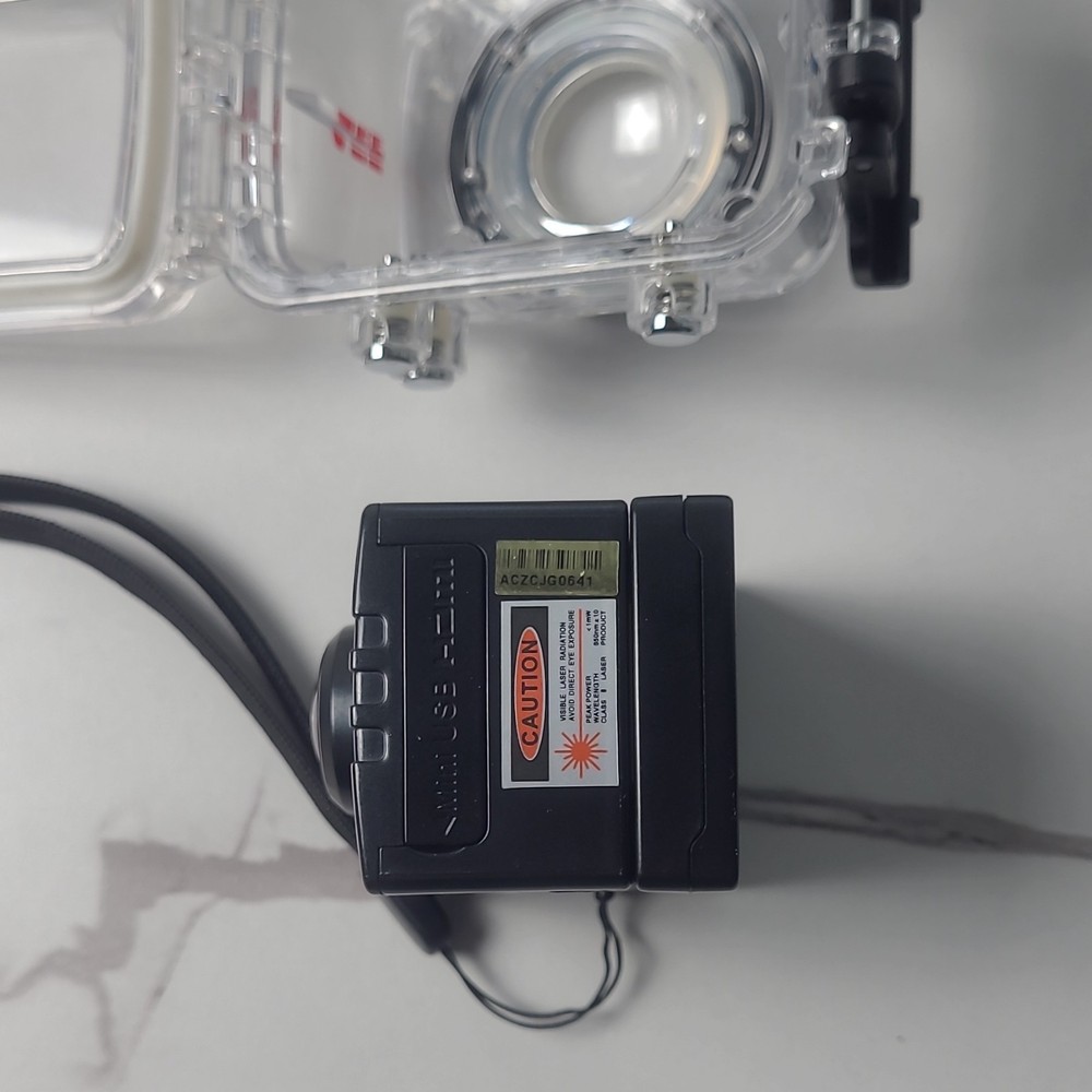 AEE Waterproof Polycarbonate Camera Case Clear Black with Remote