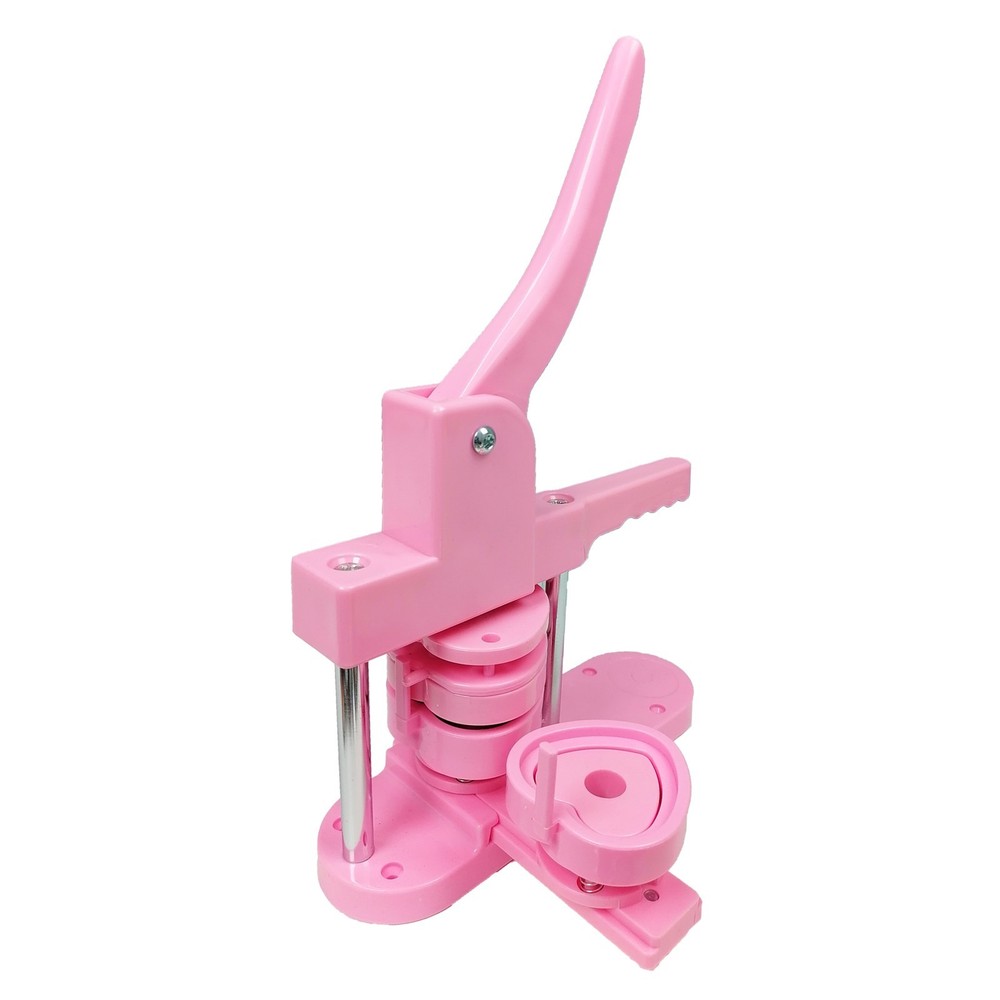 Heart-Shaped Button Maker Machine, DIY Pin Button Maker Press Machine Kit
