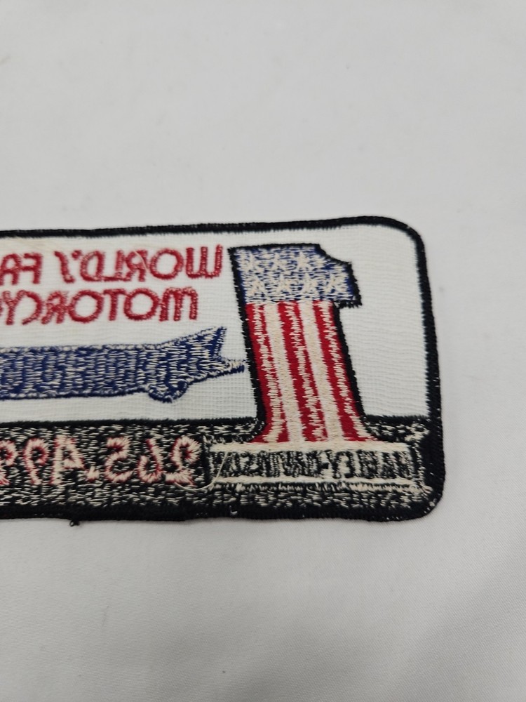 Harley Davidson Worlds Fastest Motorcycle Patch