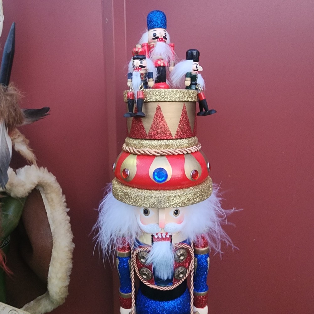 Kurt Adler Nutcracker Multi-Color 20" Music Box Hat