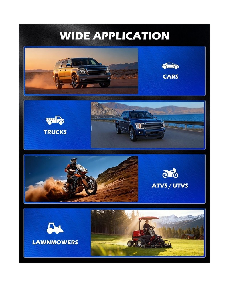 Orion Motor Tech Engine Compression Tester Kit, 11 pc Cylinder Compression Te...