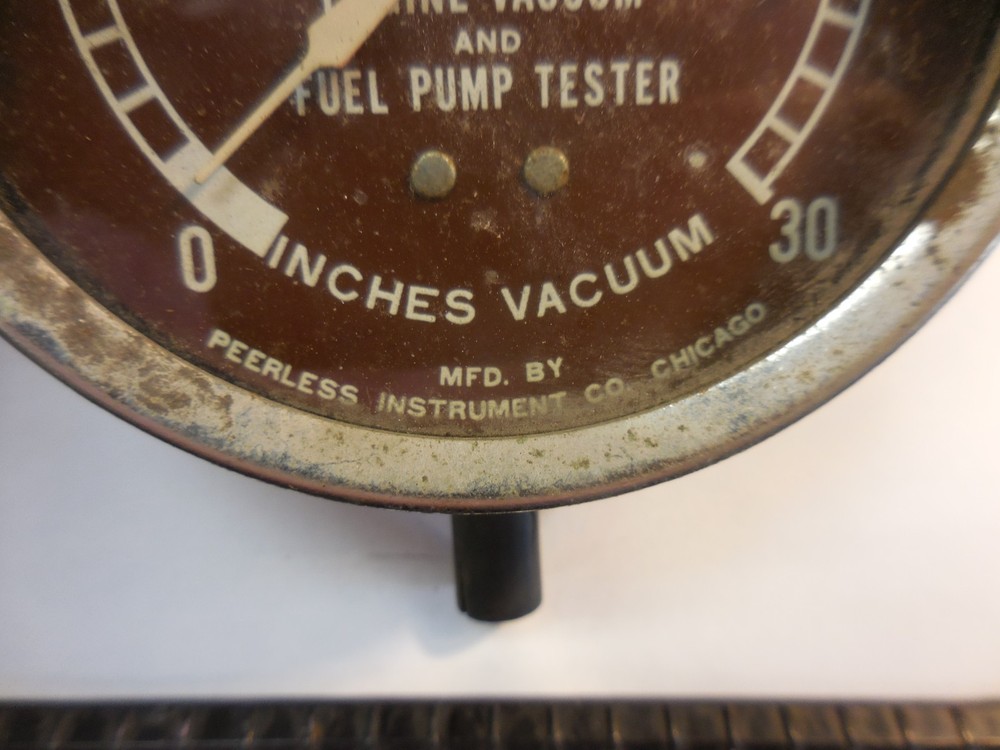 Vintage Peerless Engine Vacuum / Fuel Pump Tester