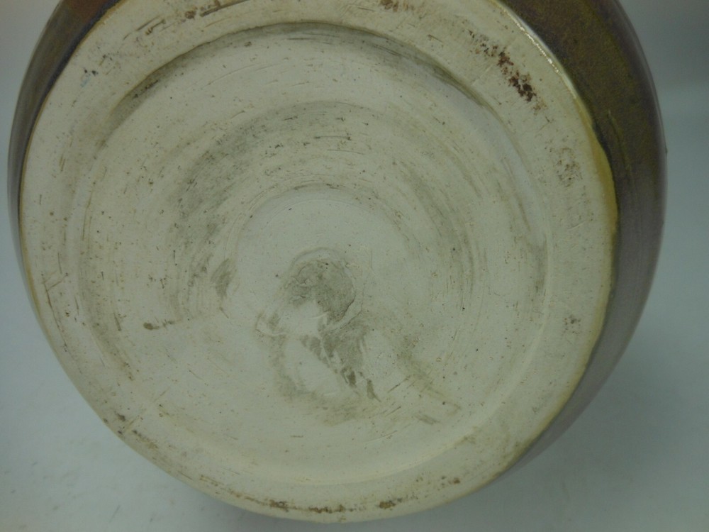 Studio Pottery Vase Hand Crafted Turned 4 3/4"