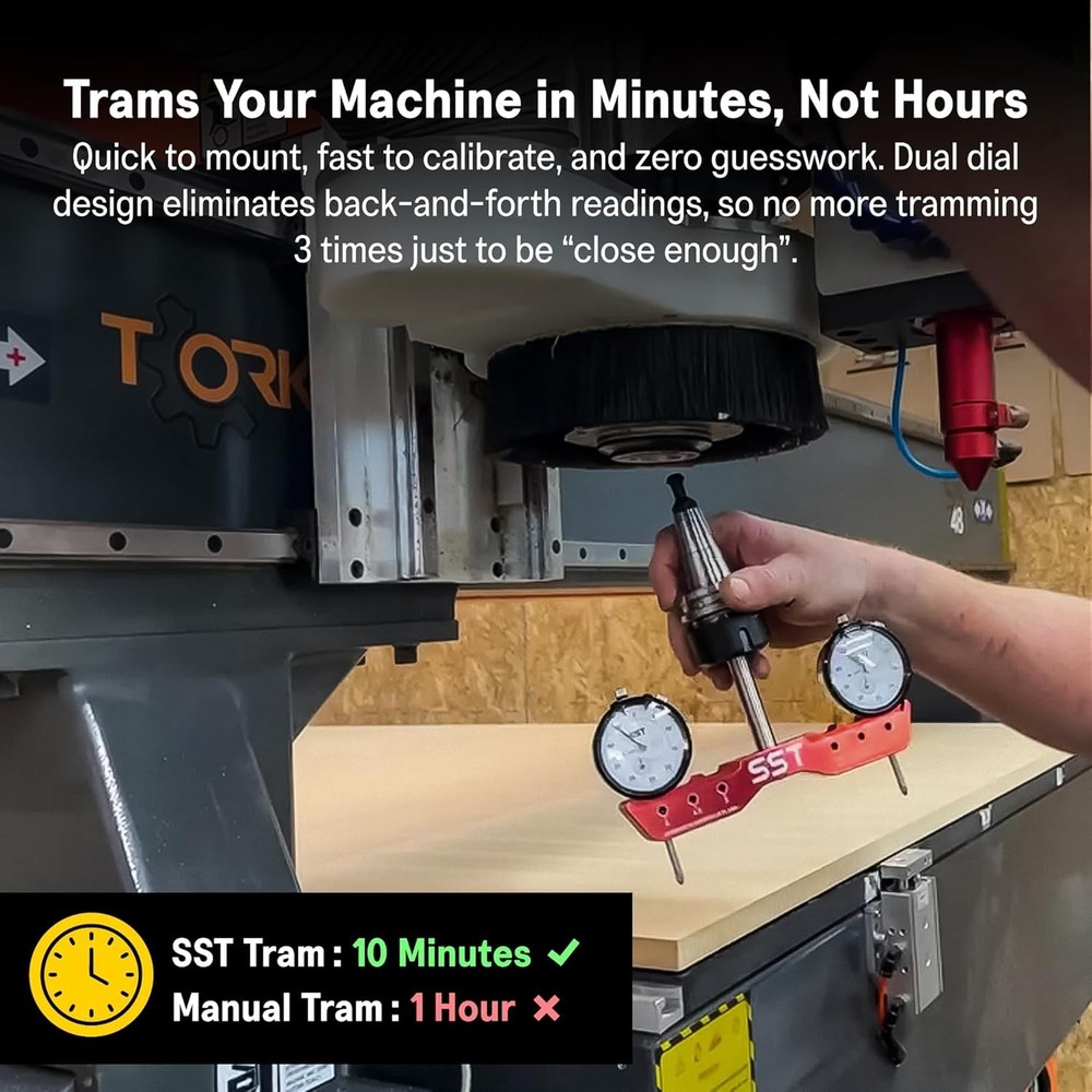 Regular Mill & Lathe Tramming System,Tram,Align,& Square for Machine Calibration