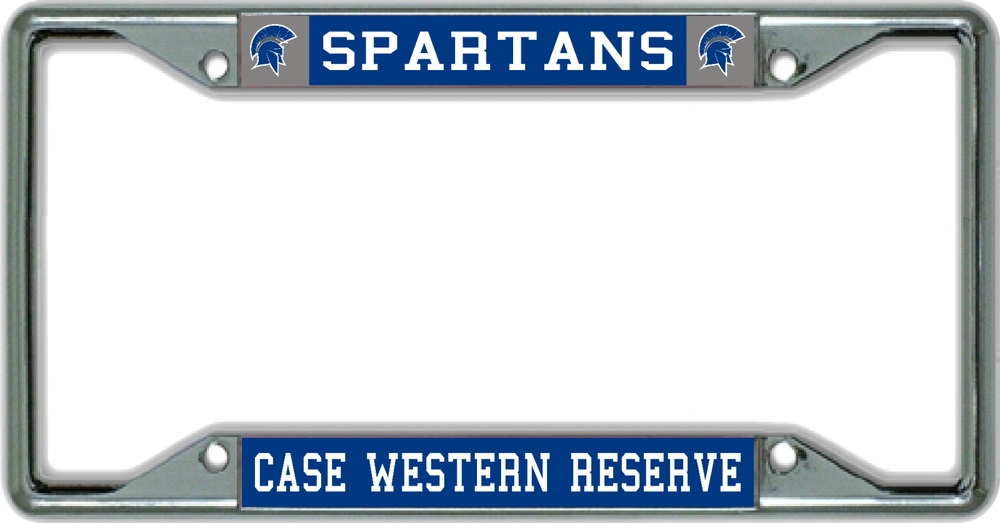 Case Western Reserve SPARTANS License Plate Frame