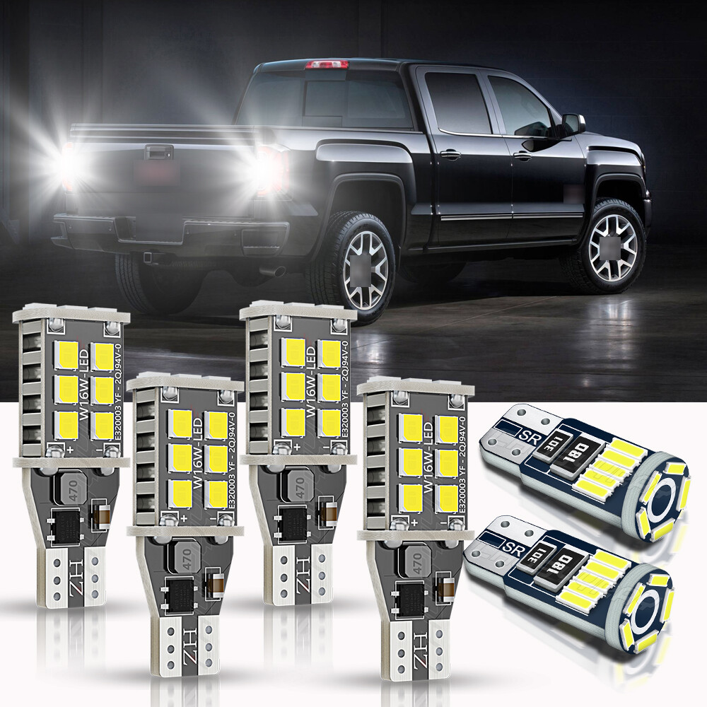 LED Reverse Backup + License Plate Light Kit for Chevy Silverado 1500 2014-2020