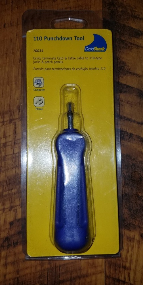 Data Shark 110 Punchdown Tool 70034 Ethernet Telephone Network Wiring NEW