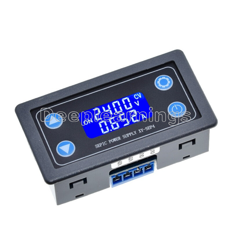DC5.0-30V LCD Adjustable Auto DC-DC Buck Boost Power Supply Module Constant Volt