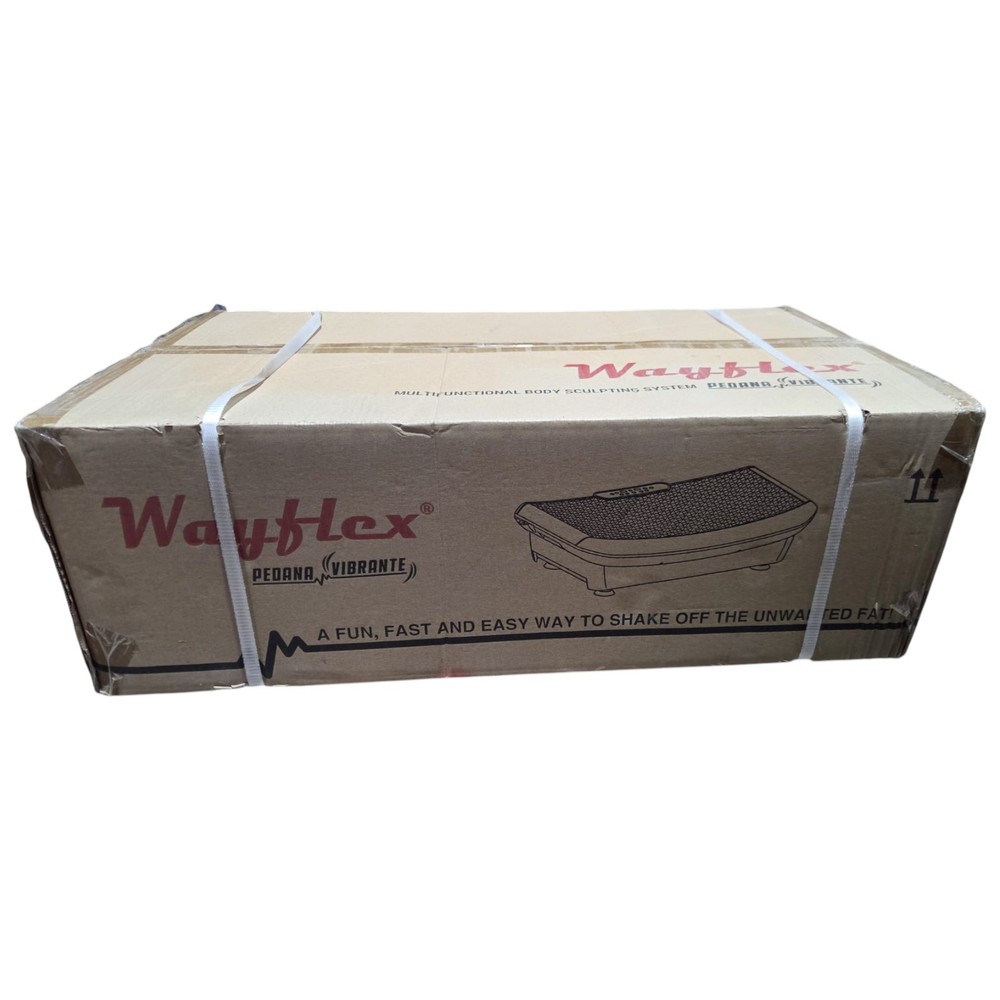 Wayflex Vibrating Footboard - Black / White Edition with Watch Remote