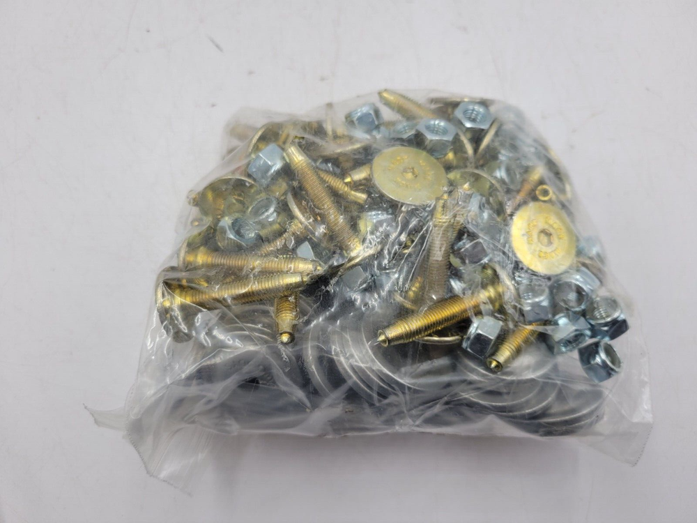 Mack Studs 5/16 X 1.325" Studs with Backers and Locking Nuts 48 Pack
