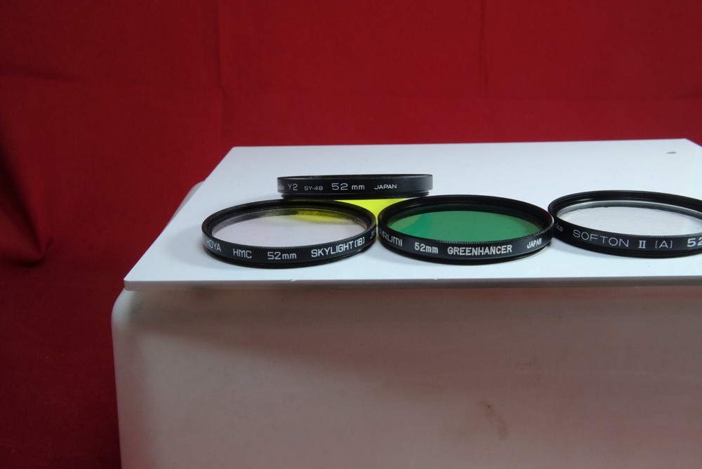 filter various brands 52mm sky yellow green softon 2 c12 conversion
