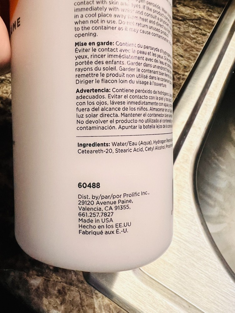 Redken Pro-Oxide Cream Developers (10, 20, 30), 1000ml/ Choose Your Volume #
