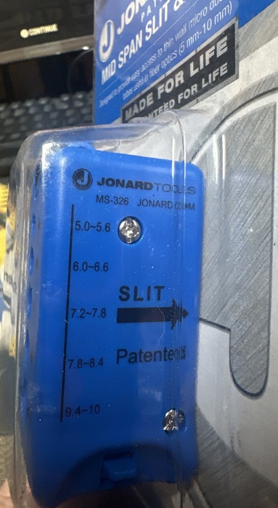 Mid Span Slit & Ring Tool, 5mm-10mm Cable, Jonard Tools MS-326