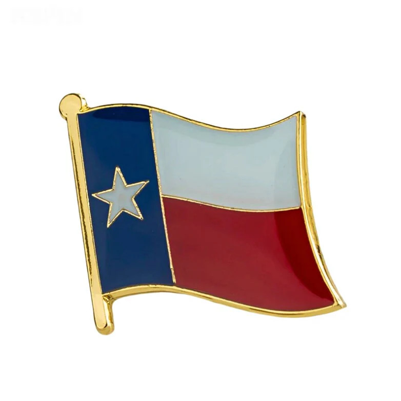 Texas State Flag Lapel Pin