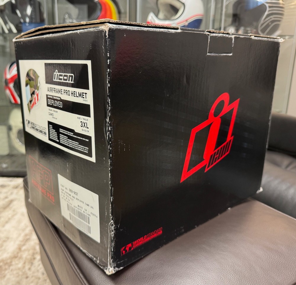 Icon Airframe Pro Deployed Helmet, size 3XL, 65-66cm