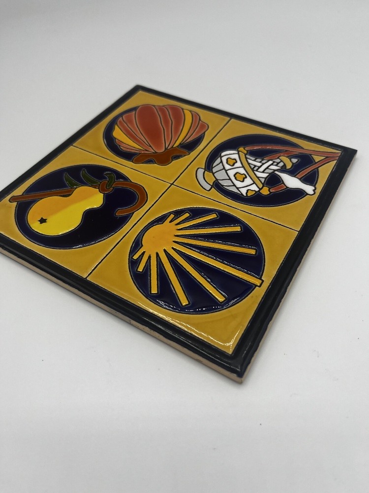 Art Hand Made Glazed Tile 5”x 5"