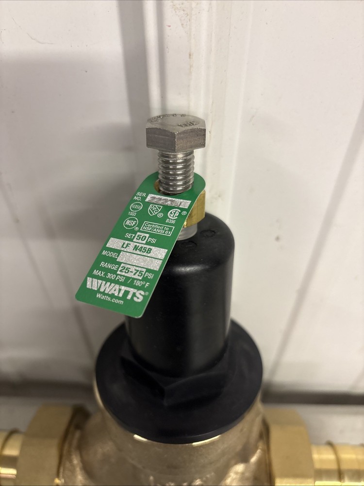 Watts 1/2 LFN45BDU-CEF Water Pressure Reducing Valve