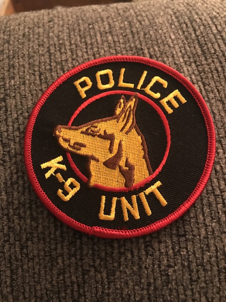 K-9 Unit Patch 3-1/2” Round Nice Patch
