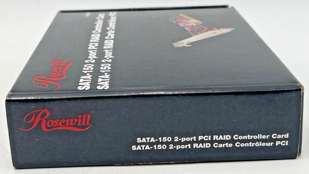 (2) ROSEWILL RC-201 SATA-150 PCI RAID CONTROLLER CARD 2-PORT