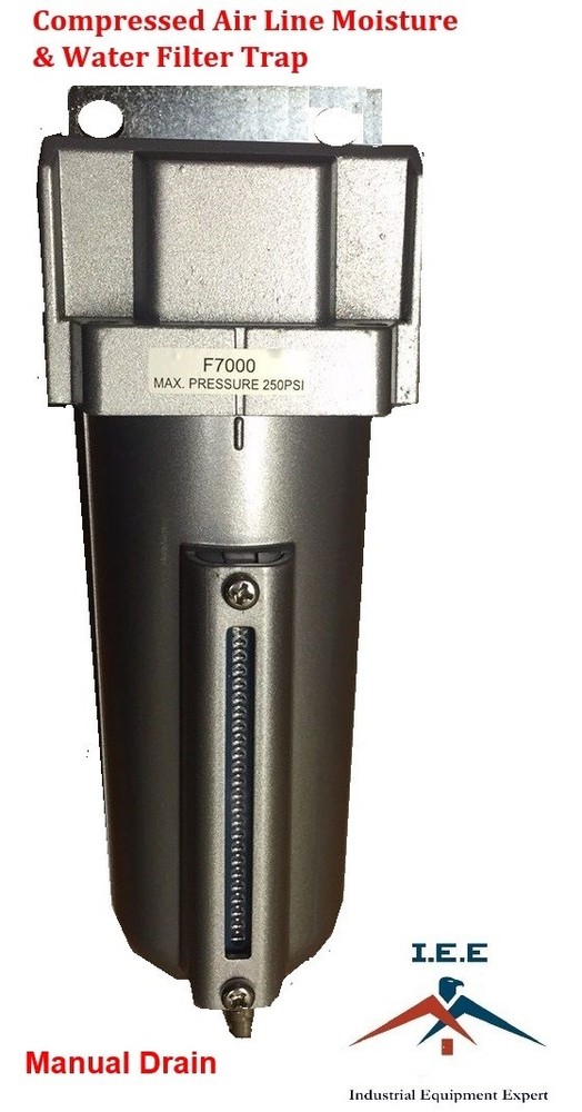 3/4" Compressed Air Line Moisture & Water Filter Trap