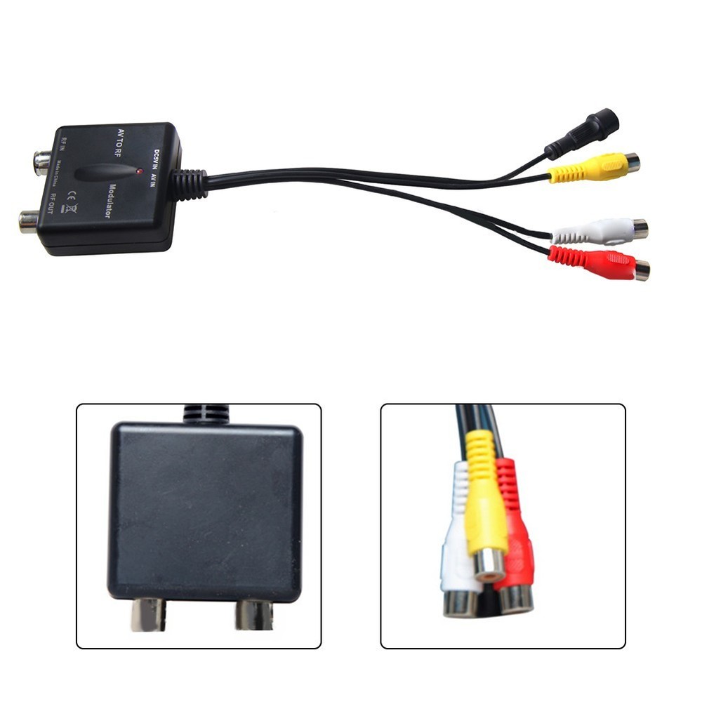 AV to RF Modulator M03 for NTSC CH3 Output and VHF Frequency Application
