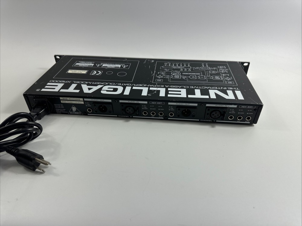 Behringer Intelligate XR2000 2-Ch Interactive Class-A Expander Gate Ducker