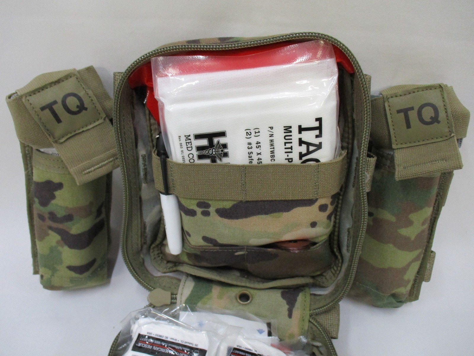 USGI IFAK GEN 7 CAT TOURNIQUET QUIKCLOT BANDAGE DRESSING IFAK FIRST AID MULTICAM