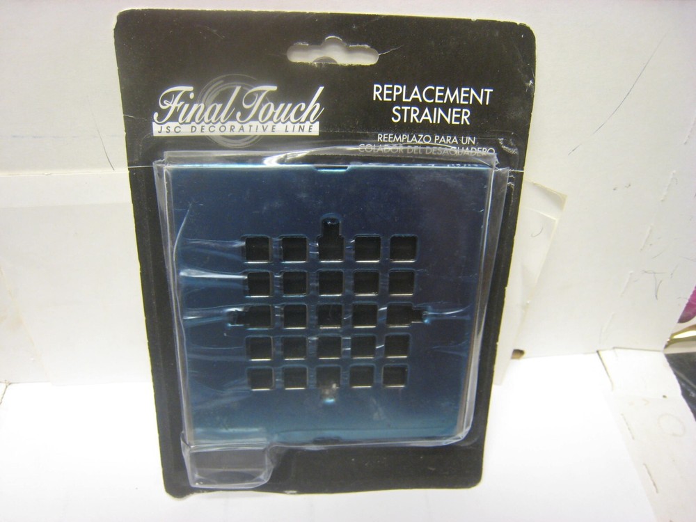 Final Touch JSC Replacement Strainers 4-1/4" Stamped Square -S51503081 chrome