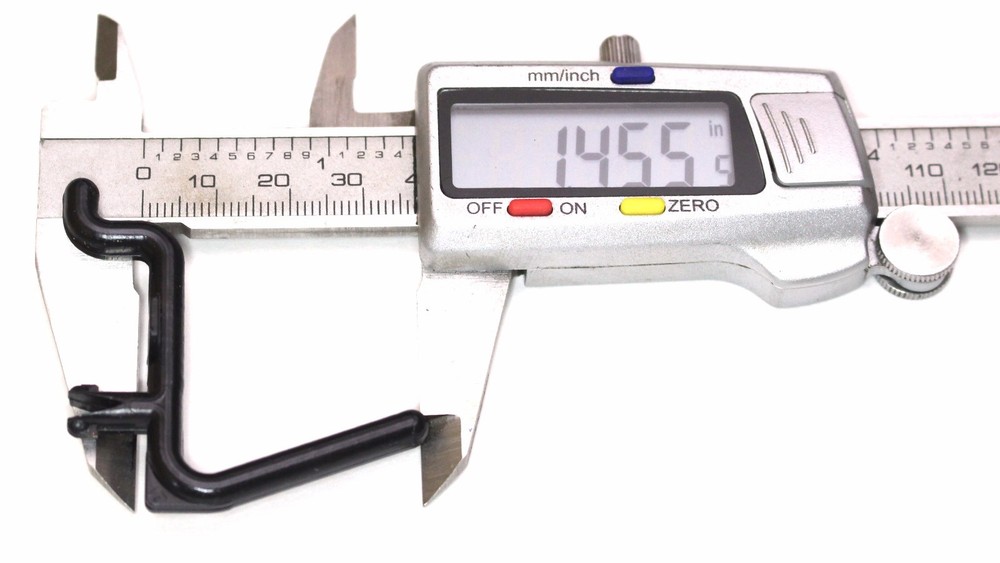 Plastic Black L Style Pegboard Hook Kit Tool - 50 Pack - PEGBOARD NOT INCLUDED