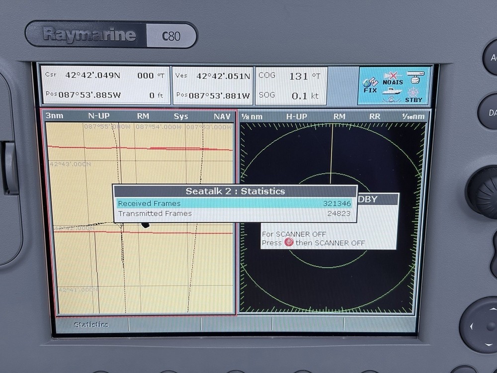 Raymarine C80 Classic GPS Chartplotter Multifunction Display- Tested, Warranty