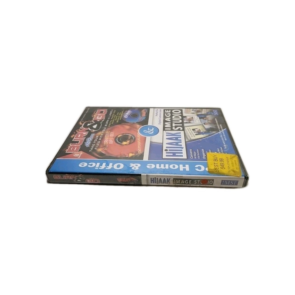 Burn & Go + HiJaak Image Studio • PC Software • CD-ROM Combo Disc • Win XP 5899
