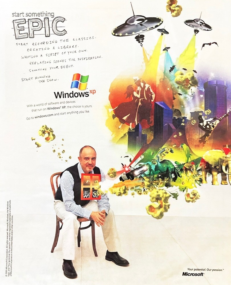 2005 WINDOWS XP Genuine Vintage Print Advertisement