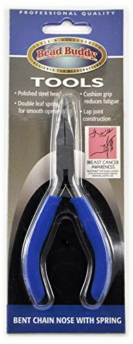 Bead Buddy Bent Chain Nose Pliers