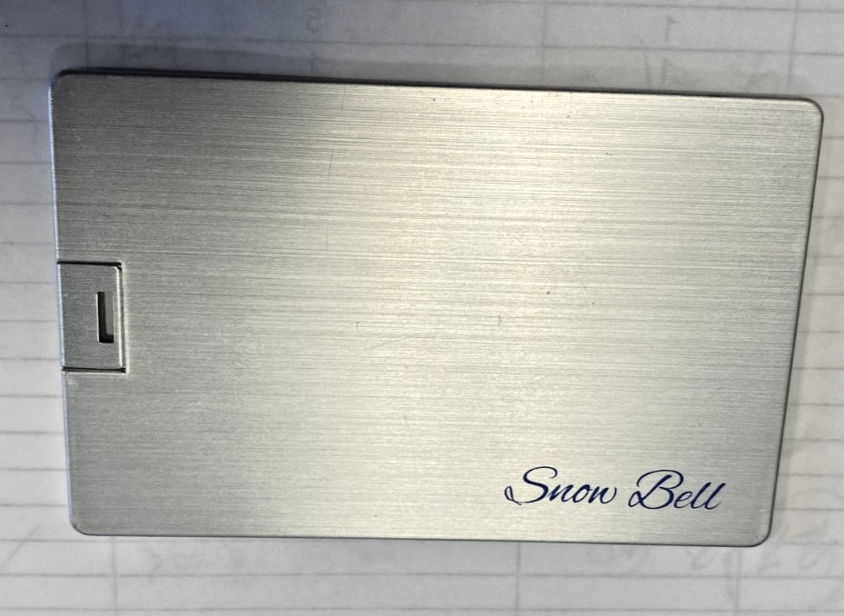 snow bell 30GB USB card