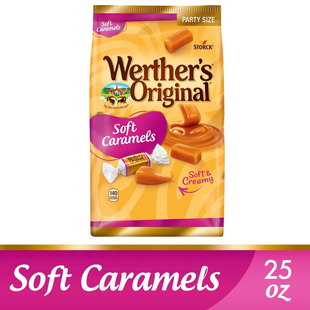Werther's Original Soft Caramel Candy, 25 oz.