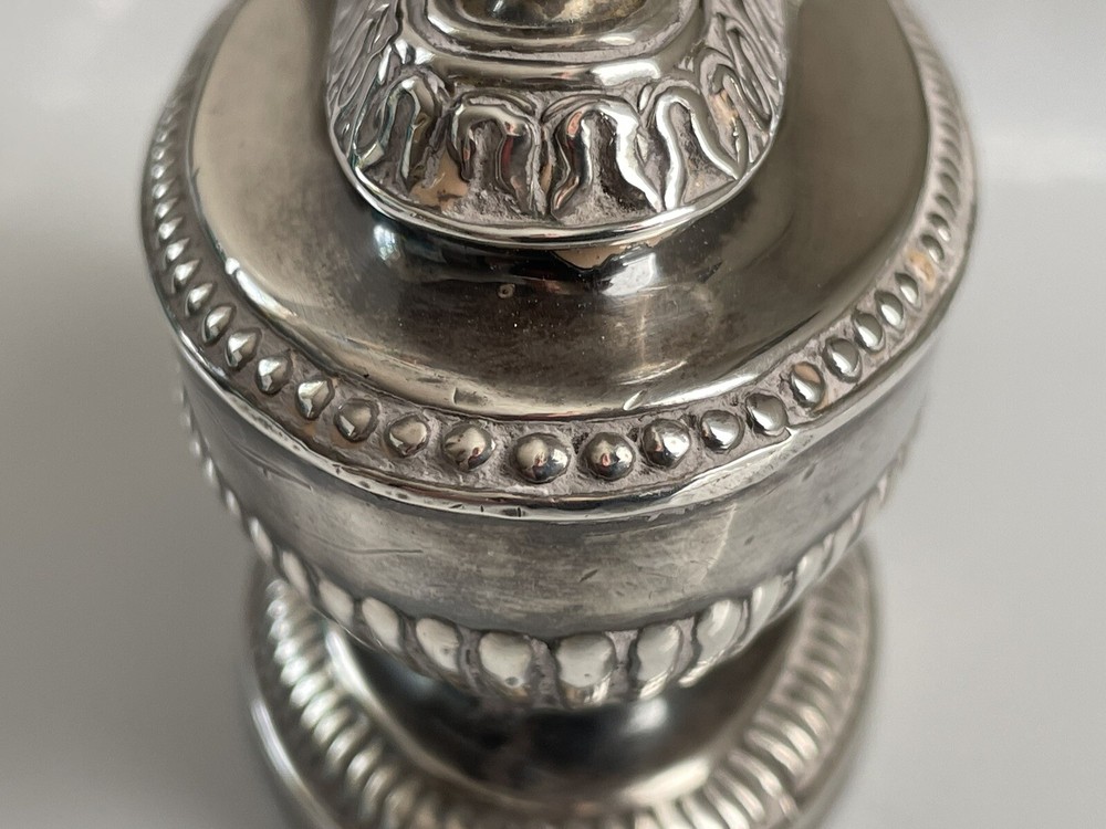 Antique Table Lighter Ronson Silver Queen Anne 1936