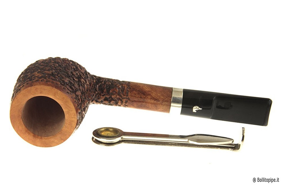 L'Anatra rusticated with silver band - Lovat - 9mm filter