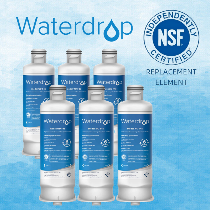 Waterdrop DA97-17376B Refrigetor Filter,Replacement for Samsung DA97-17376B(6)