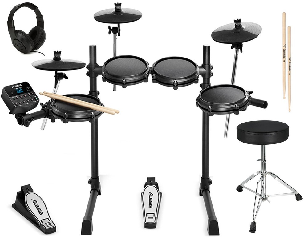 Alesis Turbo Mesh Electronic Drum Set Essentials Bundle