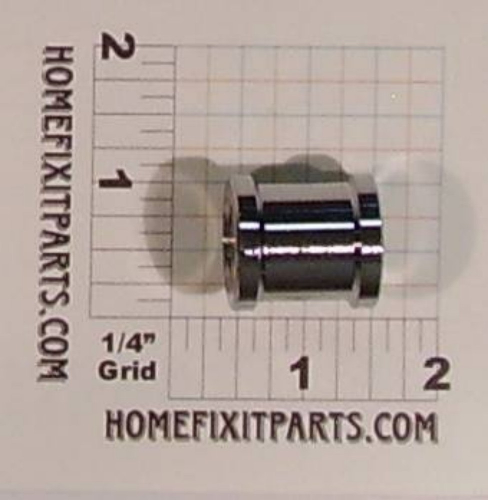 3/8 inch Brass Chrome Plated Coupling NPT