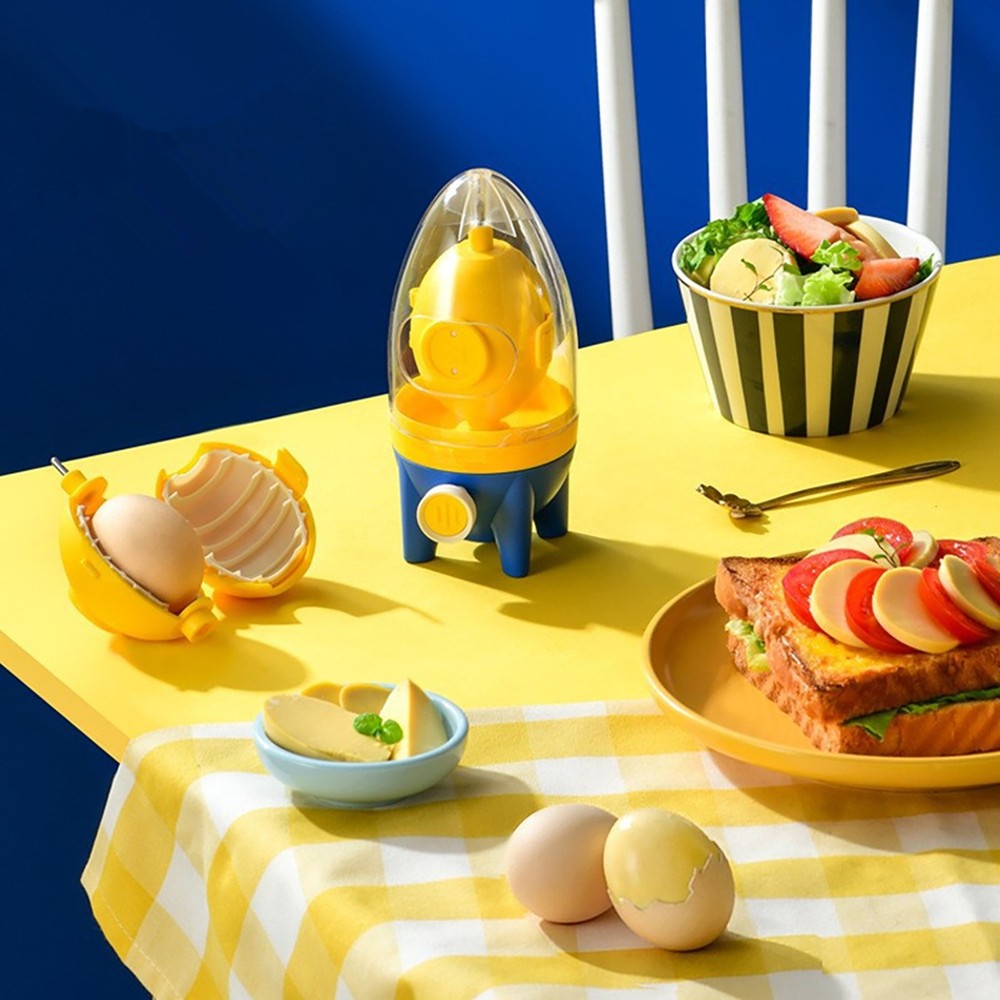 Egg Yolk White Mixer Scrambler Shaker Hand Pull Type Manual Blender Spinner